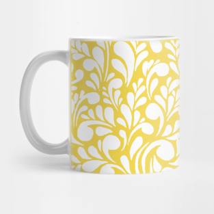 Yellow Line Pattern Mug